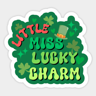 Little Miss Lucky Charm Sticker